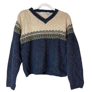 Arizona Jean Company V-Neck Sweater, Women's Size Large